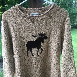 Vintage coldwater creek soft moose sweater